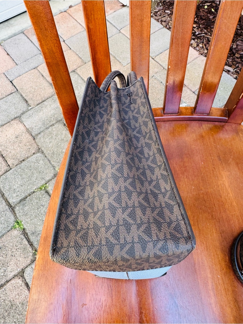 Michael Kors Mercer Pebbled Leather Satchel Crossbody Bag - Picture 14 of 14